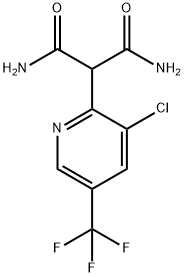 2-[3-CHLORO-5-(TRIFLUOROMETHYL)-2-PYRIDINYL]MALONAMIDE Struktur