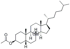 5-BETA-CHOLESTAN-3-BETA-OL ACETATE Struktur