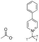 METHYL-4-PHENYLPYRIDINIUM ACETATE [N-METHYL-3H]- Struktur