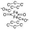 BIS(DICARBONYLCYCLOPENTADIENYLIRON) Struktur