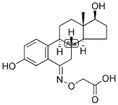 1,3,5(10)-ESTRATRIEN-3,17-BETA-DIOL-6-ONE 6-CARBOXYMETHYLOXIME Struktur