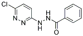 N'-(6-CHLORO-3-PYRIDAZINYL)BENZENECARBOHYDRAZIDE Struktur