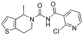 N5-[(2-CHLORO-3-PYRIDYL)CARBONYL]-4-METHYL-4,5,6,7-TETRAHYDROTHIENO[3,2-C]PYRIDINE-5-CARBOXAMIDE Struktur