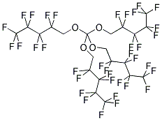 TETRAKIS(2,2,3,3,4,4,5,5-OCTAFLUOROPENTYL)ORTHOCARBONATE Struktur