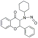 1-CYCLOHEXYL-2-OXO-1-(4-OXO-2-PHENYL-3,4-DIHYDRO-2H-CHROMEN-3-YL)HYDRAZINE Struktur