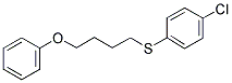 1-CHLORO-4-[(4-PHENOXYBUTYL)SULFANYL]BENZENE Struktur