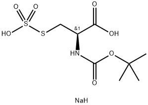 BOC-CYS(SO3H)-OH DISODIUM SALT Struktur