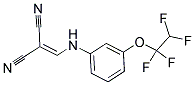 (((3-(1,1,2,2-TETRAFLUOROETHOXY)PHENYL)AMINO)METHYLENE)METHANE-1,1-DICARBONITRILE Struktur