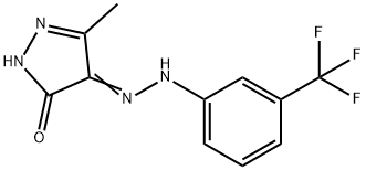 3-METHYL-1H-PYRAZOLE-4,5-DIONE 4-(N-[3-(TRIFLUOROMETHYL)PHENYL]HYDRAZONE) Struktur