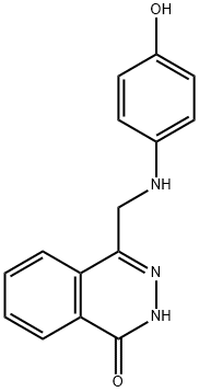 4-[(4-HYDROXYANILINO)METHYL]-1(2H)-PHTHALAZINONE Struktur