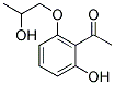 1-[2-HYDROXY-6-(2-HYDROXYPROPOXY)PHENYL]ETHAN-1-ONE Struktur