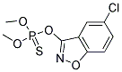 O-(5-CHLORO-1,2-BENZISOXAZOL-3-YL) O,O-DIMETHYL PHOSPHOTHIOATE Struktur