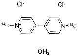 PARAQUAT-METHYL-14C DICHLORIDE HYDRATE Struktur