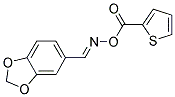 5-(([(2-THIENYLCARBONYL)OXY]IMINO)METHYL)-1,3-BENZODIOXOLE Struktur