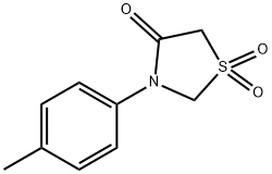 3-(4-METHYLPHENYL)-1LAMBDA6,3-THIAZOLANE-1,1,4-TRIONE Struktur