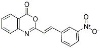 2-(2-(3-NITROPHENYL)VINYL)BENZO[D]1,3-OXAZIN-4-ONE Struktur