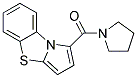 [(PYRROLO[2,1-B]BENZOTHIAZOL-1-YL)CARBONYL]PYRROLIDINE Struktur