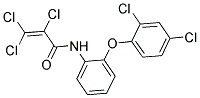 N1-[2-(2,4-DICHLOROPHENOXY)PHENYL]-2,3,3-TRICHLOROACRYLAMIDE Struktur