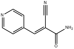 2-CYANO-3-(4-PYRIDINYL)ACRYLAMIDE Struktur