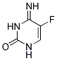 5-FLUORO-4-IMINO-1,2,3,4-TETRAHYDROPYRIMIDIN-2-ONE Struktur