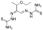 2-KETO-3-ETHOXYBUTYRALDEHYDE BIS(THIOSEMICARBAZONE) Struktur