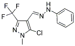 5-CHLORO-1-METHYL-3-(TRIFLUOROMETHYL)-1H-PYRAZOLE-4-CARBALDEHYDE 4-PHENYLHYDRAZONE Struktur