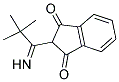 2-(1-IMINO-2,2-DIMETHYLPROPYL)INDANE-1,3-DIONE Struktur