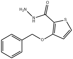 3-(BENZYLOXY)-2-THIOPHENECARBOHYDRAZIDE Struktur