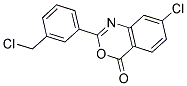 7-CHLORO-2-[3-(CHLOROMETHYL)PHENYL]-4H-3,1-BENZOXAZIN-4-ONE Structure