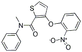 N-METHYL-3-(2-NITROPHENOXY)-N-PHENYL-2-THIOPHENECARBOXAMIDE Struktur