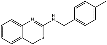 N-(4-METHYLBENZYL)-4H-3,1-BENZOTHIAZIN-2-AMINE Struktur