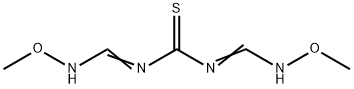 N,N'-BIS[(METHOXYIMINO)METHYL]THIOUREA Struktur