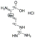 L-ARGININE HCL (U-13C6) Struktur