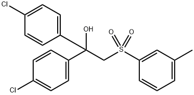 1,1-BIS(4-CHLOROPHENYL)-2-[(3-METHYLPHENYL)SULFONYL]-1-ETHANOL Struktur