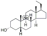 5-BETA-PREGNAN-3-ALPHA-OL Struktur