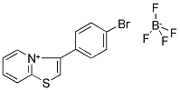 3-(4-BROMOPHENYL)PYRIDO[2,1-B][1,3]THIAZOL-4-IUM TETRAFLUOROBORATE Struktur