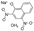 2,4-DINITRO-1-NAPHTHOL, SODIUM SALT MONOHYDRATE Struktur