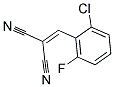 2-CHLORO-6-FLUOROBENZALMALONONITRILE Struktur