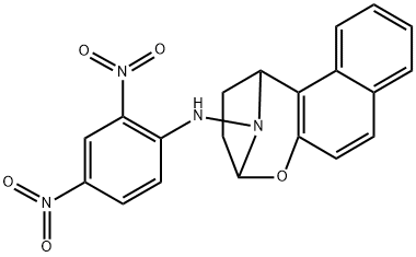 N-(2,4-DINITROPHENYL)-2-OXA-16-AZATETRACYCLO[11.2.1.0(3,12).0(6,11)]HEXADECA-3(12),4,6(11),7,9-PENTAEN-16-AMINE Struktur