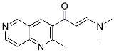 (E)-3-(DIMETHYLAMINO)-1-(2-METHYL-1,6-NAPHTHYRIDIN-3-YL)PROP-2-EN-1-ONE Struktur