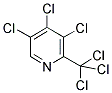 3,4,5-TRICHLORO-2-(TRICHLOROMETHYL)PYRIDINE Struktur