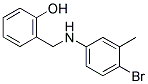 2-[(4-BROMO-3-METHYLANILINO)METHYL]BENZENOL Struktur