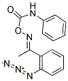 1-(2-([(ANILINOCARBONYL)OXY]ETHANIMIDOYL)PHENYL)TRIAZA-1,2-DIEN-2-IUM Struktur