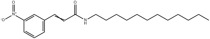 N-DODECYL-3-(3-NITROPHENYL)ACRYLAMIDE Struktur