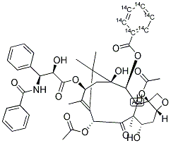 PACLITAXEL-[BENZOATE RING-UL-14C] Struktur