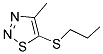 4-METHYL-1,2,3-THIADIAZOL-5-YL PROPYL SULFIDE Struktur