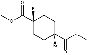 DIMETHYL 1,4-DIBROMOCYCLOHEXANE-1,4-DICARBOXYLATE Struktur