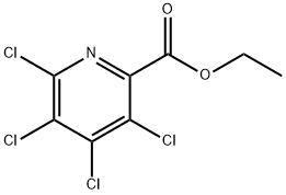 ETHYL 3,4,5,6-TETRACHLOROPYRIDINE-2-CARBOXYLATE Struktur