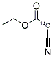 ETHYL CYANOACETATE, [2-14C] Struktur