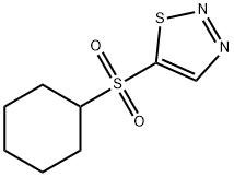 5-(CYCLOHEXYLSULFONYL)-1,2,3-THIADIAZOLE Struktur